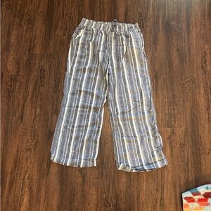 Briggs New York Blue and White Striped Kids Lounge Pants